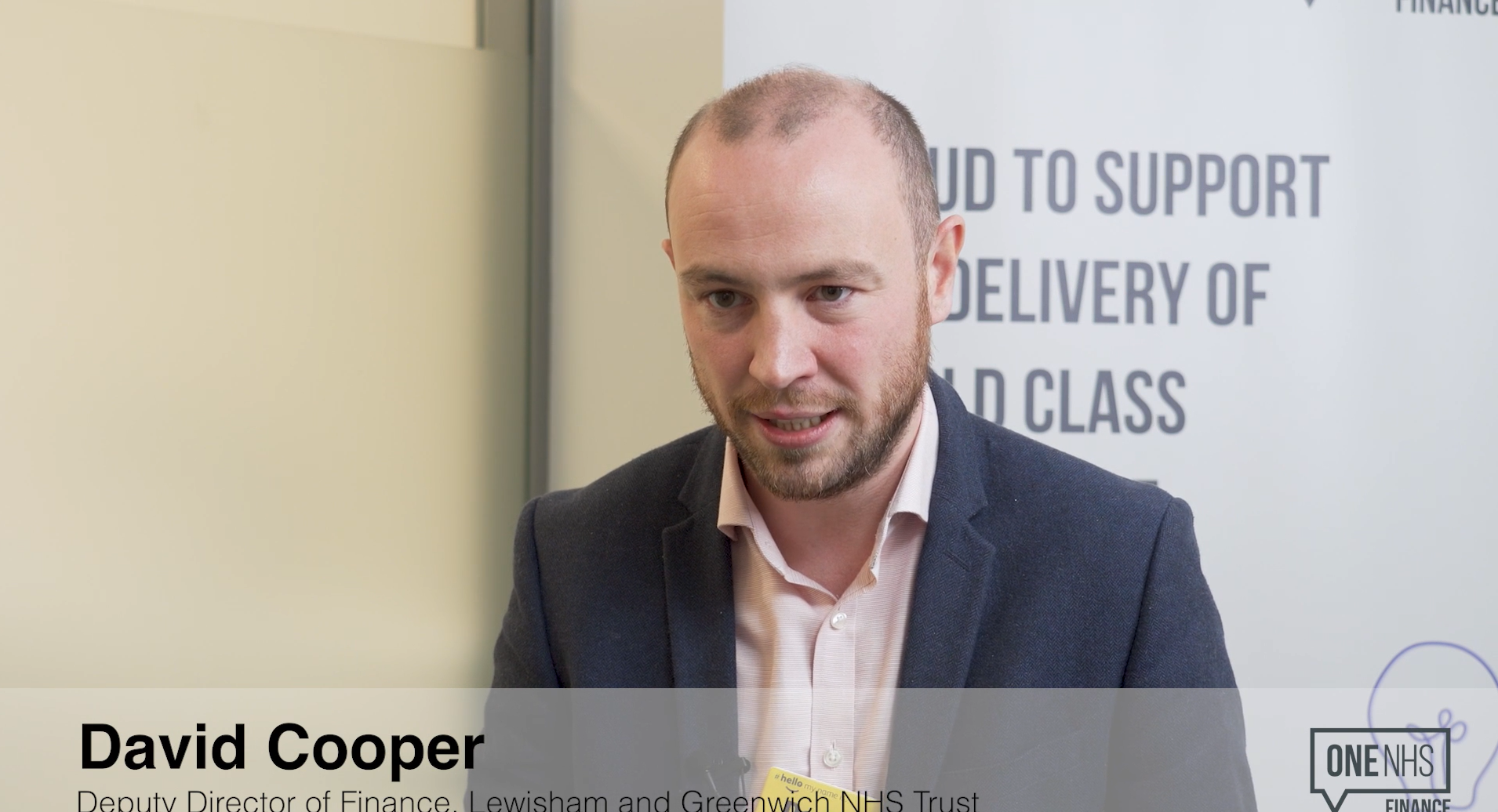 Video: NHS Finance Career Interview - David Cooper - One NHS